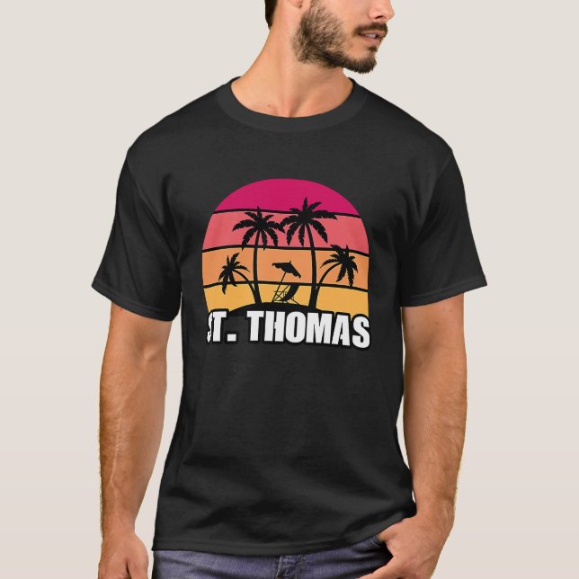 T-shirt Souvenir de voyage St Thomas (Devant)