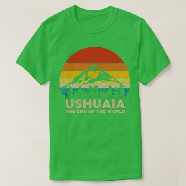 T-shirt Souvenir de voyage Ushuaia (Design devant)