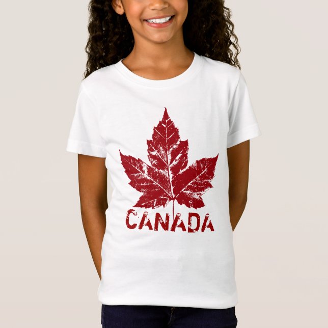 T-Shirt Souvenir du Canada du Canada de l'enfant de la (Devant)