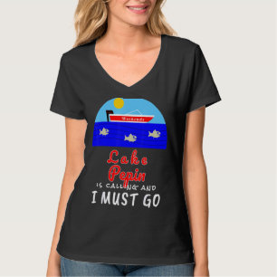 T-shirt Souvenir du lac Pepin Wisconsin