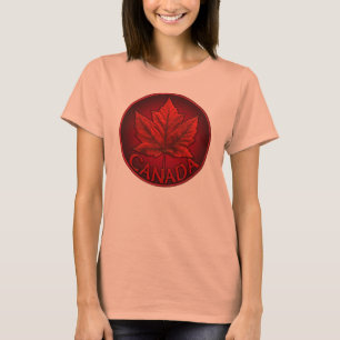 T-shirt souvenir feuille d'érable du Canada pour f