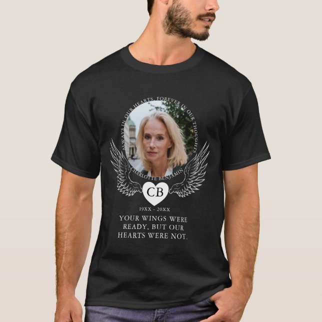 T-shirt Souvenir Photo & Ange Wings Mémorial (Devant)