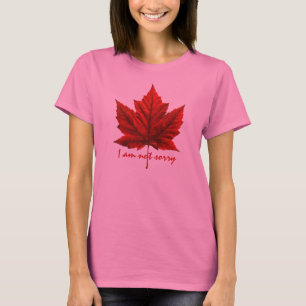 T - Shirt Souvenir-Shirt: Women's Canada Maple Lea