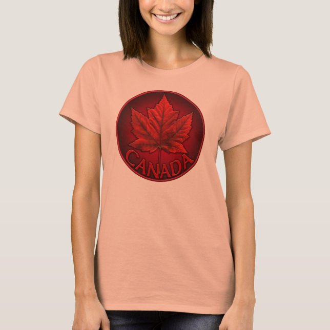 T - Shirt Souvenir-Shirt: Women's Canada Maple Lea (Vorderseite)