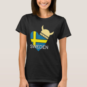 T-shirt Souvenir Suède pour femmes hommes