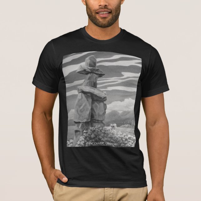 T-shirt Souvenir Vancouver Chemises d'art Vancouve (Devant)