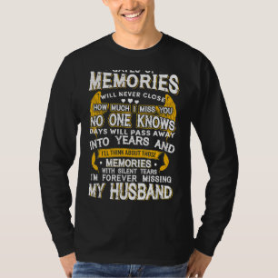 T-shirt Souvenirs avec des larmes silencieuses J'ai toujou