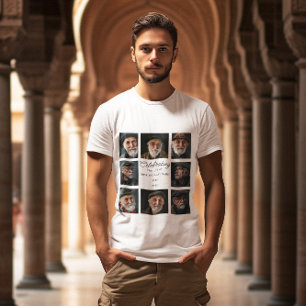 T-shirt Souvenirs chéris : Collage de photos commémorative