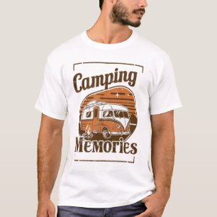 T-shirt Souvenirs de camping, design