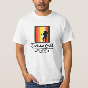T-shirt Souvenirs d'emballage de Randonnée de goulet de B