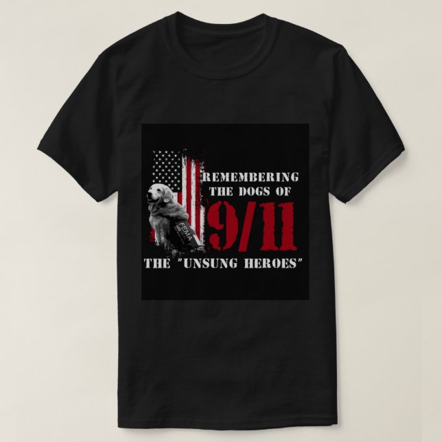T-shirt Souvenirs des chiens de 911-911 Secourir les chien (Design devant)