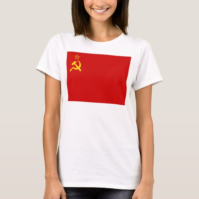 T-shirt Soviet Union Flag, USSR, CCCP, Communism, Lenin (Devant)