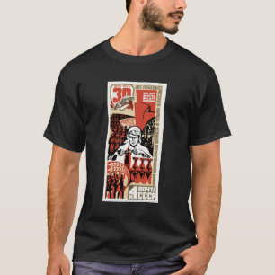 T-shirt soviétique de timbre commémoratif de 2È