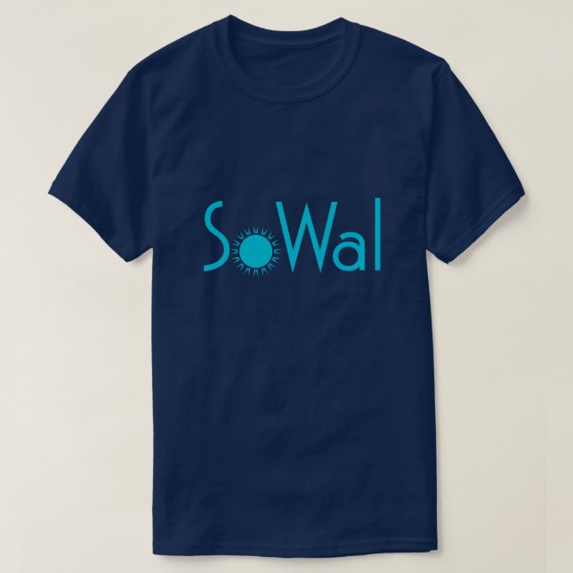 T-shirt SoWal le comté de Walton du sud avec Sun (Design devant)