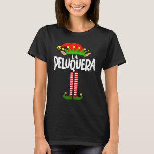 T-shirt Soy La Peluquera Elf Famille Groupe Correspondant