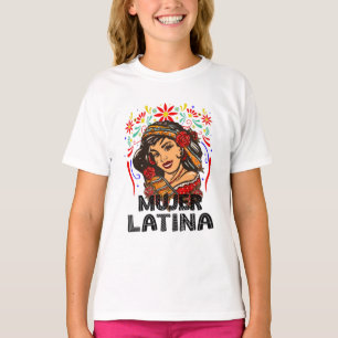 T-shirt Soy Mujer Latina, une femme latine forte
