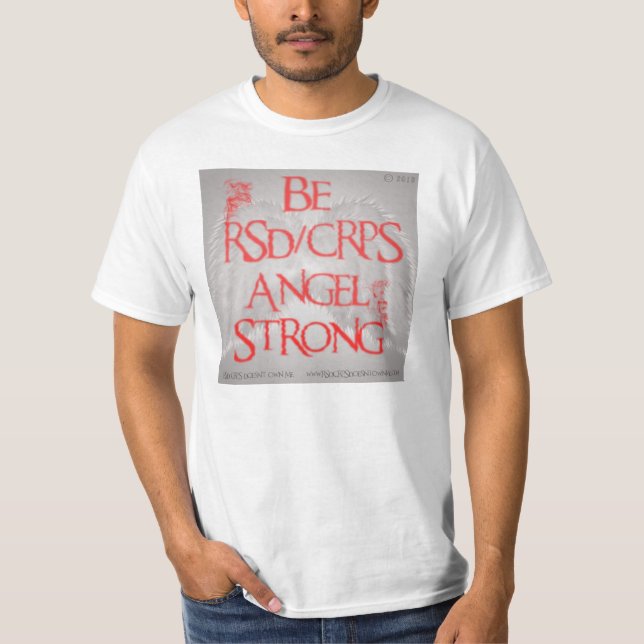 T-shirt Soyez ange de RSD/CRPS fort (Devant)