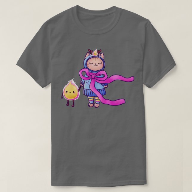 T-shirt Soyez Calme Pendant La Tempête (Design devant)