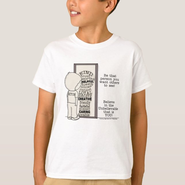 T-shirt Soyez cette personne (Devant)