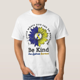 T-shirt Soyez comme World Down Syndrome Day Sensibilisatio