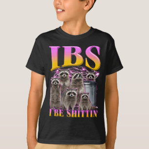 T-shirt Soyez drôle Ibs Raton laveur Mème Contrefaçon Humo