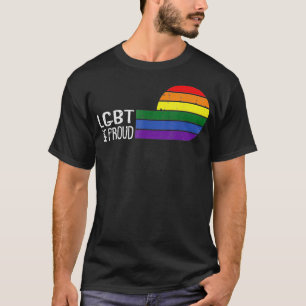 T-shirt Soyez fier Gay pride rétro Vintage drapeau arc-en-