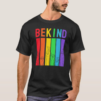 T-shirt Soyez Fierté Type Lgbtq Couleurs arc-en-ciel Parad