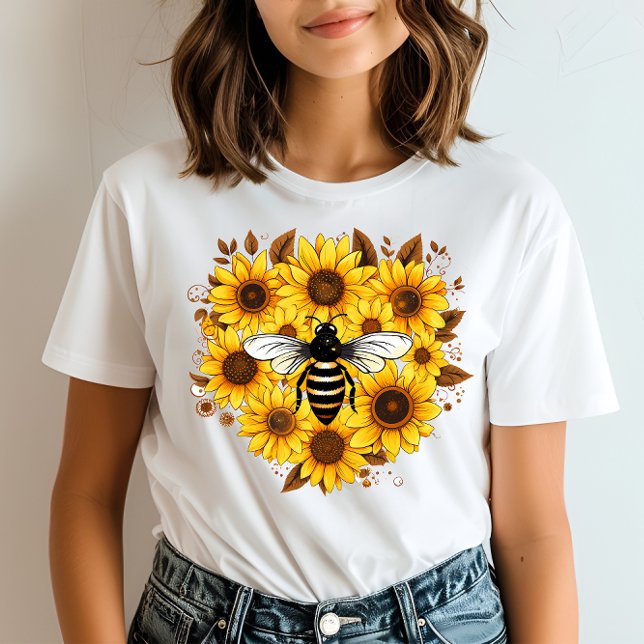T-shirt Soyez floral positif (Créateur téléchargé)