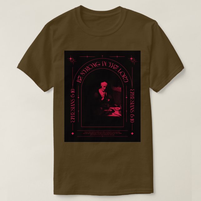 T-shirt Soyez Forts Dans Le Seigneur 1 (Design devant)
