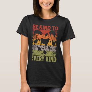 T-shirt Soyez gentil à tous les Vegan Vegan Says