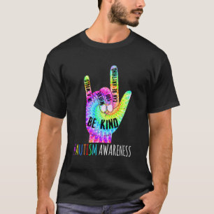 T-shirt Soyez Gentil ASL Amour Langue Des Signes Main Auti
