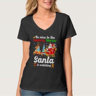 T-shirt Soyez Gentil Avec Le Travailleur De La Cafétéria P