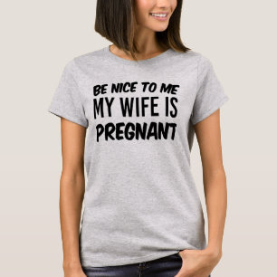 T-shirt Soyez gentil, mon épouse est chemise lesbienne