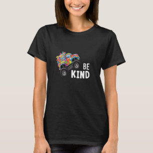 T-shirt Soyez Gentil Monstre de Camion de l'Autisme Sensib