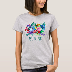 T-shirt Soyez Gentil Phoebe Floral Inspirant