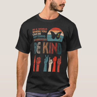 T-shirt Soyez gentil Sensibilisation sur l'autisme ASL Mam
