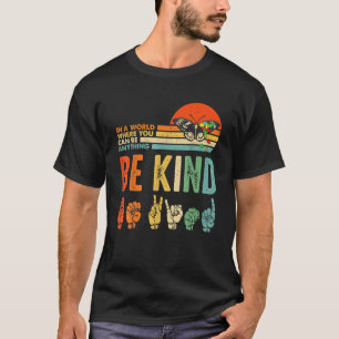 T-shirt Soyez gentil Sensibilisation sur l'autisme ASL Mam