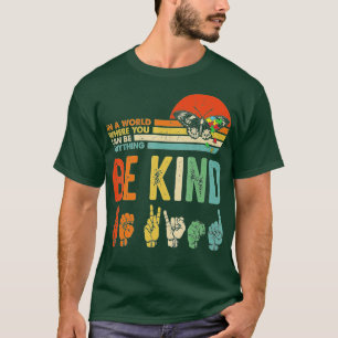 T-shirt Soyez gentil Sensibilisation sur l'autisme ASL Mam