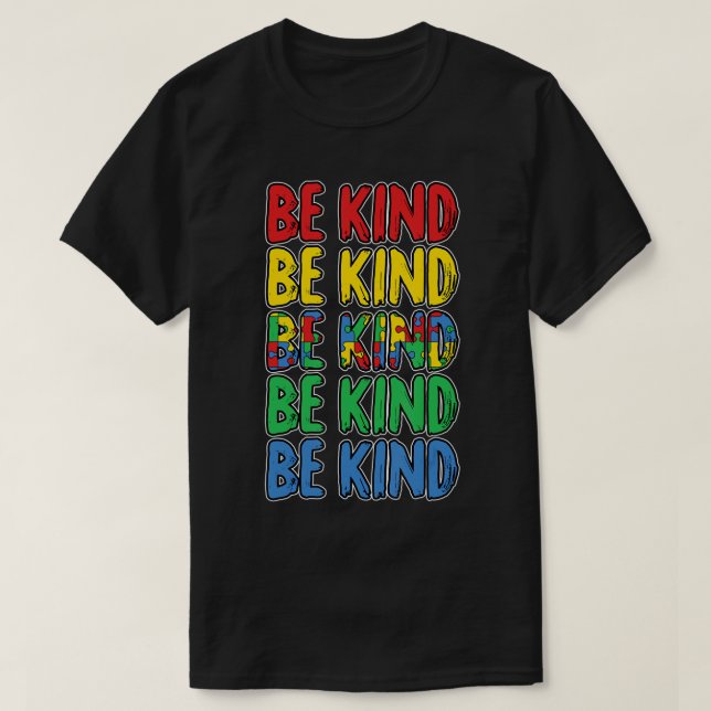T-shirt Soyez Gentil Sensibilisation sur l'autisme Jeunes  (Design devant)