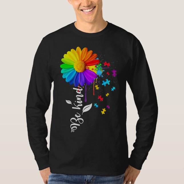 T-shirt Soyez gentil Sensibilisation sur l'autisme Kindnes (Devant)