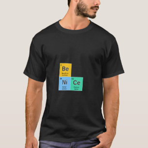 T-shirt Soyez Gentil Tableau Périodique Noël Famille Profe