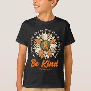 T-shirt Soyez gentil Tournesol Orange TCRPS Sensibilisatio