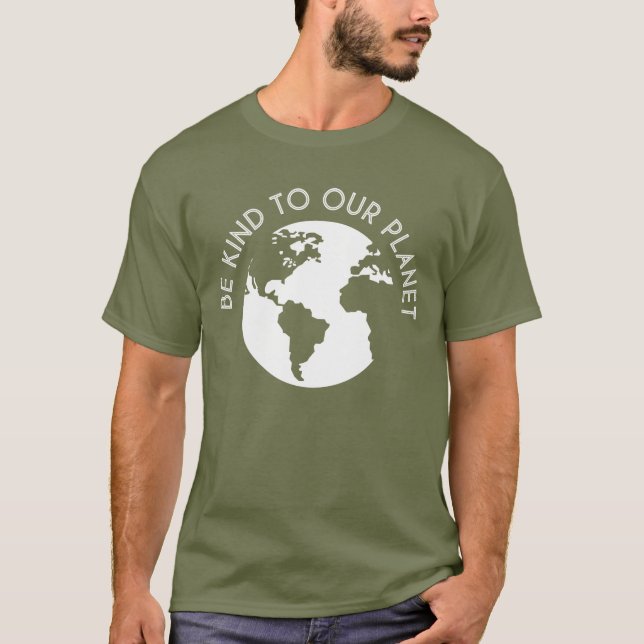 T-shirt Soyez Gentils Avec Notre Planète (Devant)