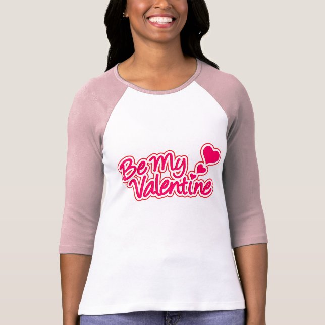 T-shirt Soyez la pièce en t de mes femmes graphiques roses (Devant)