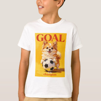 T-shirt Soyez le Champion de Football