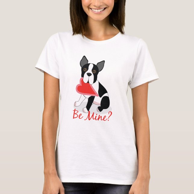 T-shirt Soyez le mien ? Chemise de Saint-Valentin de (Devant)