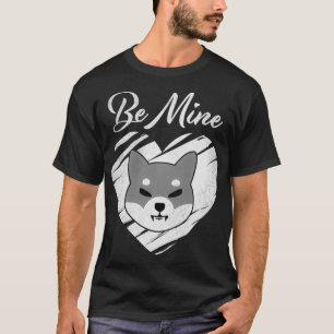 T-shirt Soyez le mien Shiba Inu SHIB Pièce Valentine Crypt