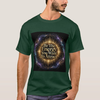 T-shirt Soyez l'énergie que vous voulez attirer Tee Motiva