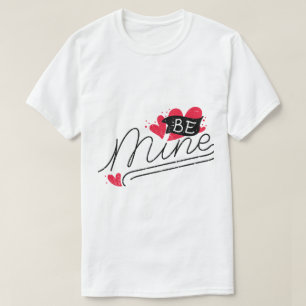 T-shirt Soyez Mien – Conception de typographie romantique