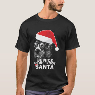T-shirt Soyez Nice Beagle Noël Drôle Noël T Chemise